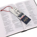 I Will Be with You Faux Leather Bookmark