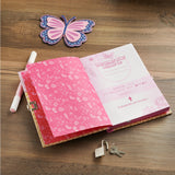 Let Joy Fill Your Day Hardcover Secret Diary with a Lock and Key