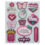 Twelve-Piece 3D Sticker Set