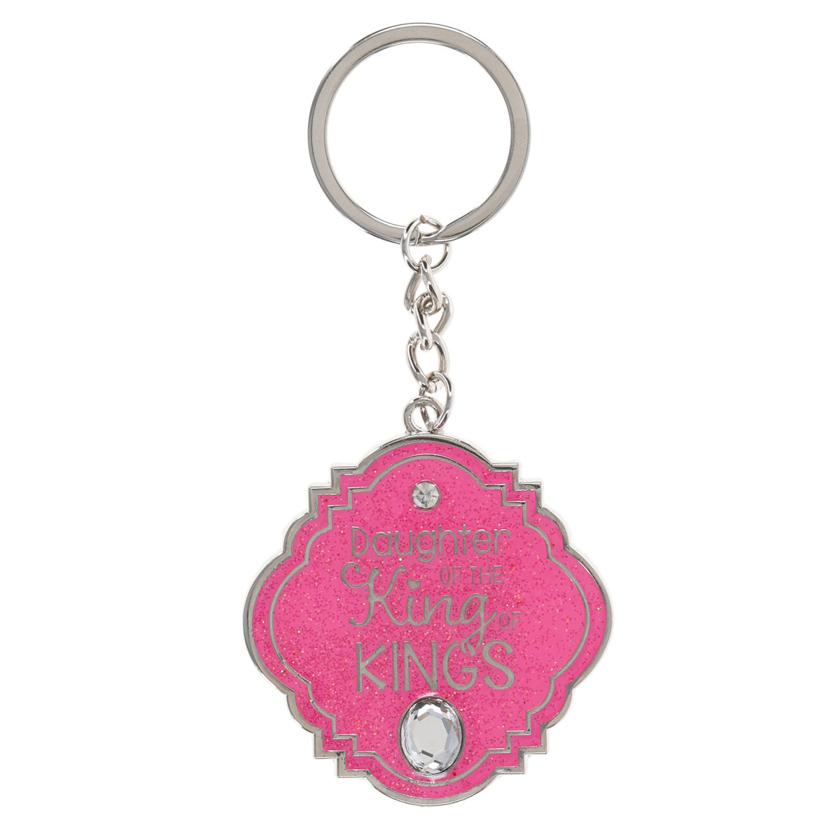 Daughter of the King of Kings Epoxy and Metal Key Ring