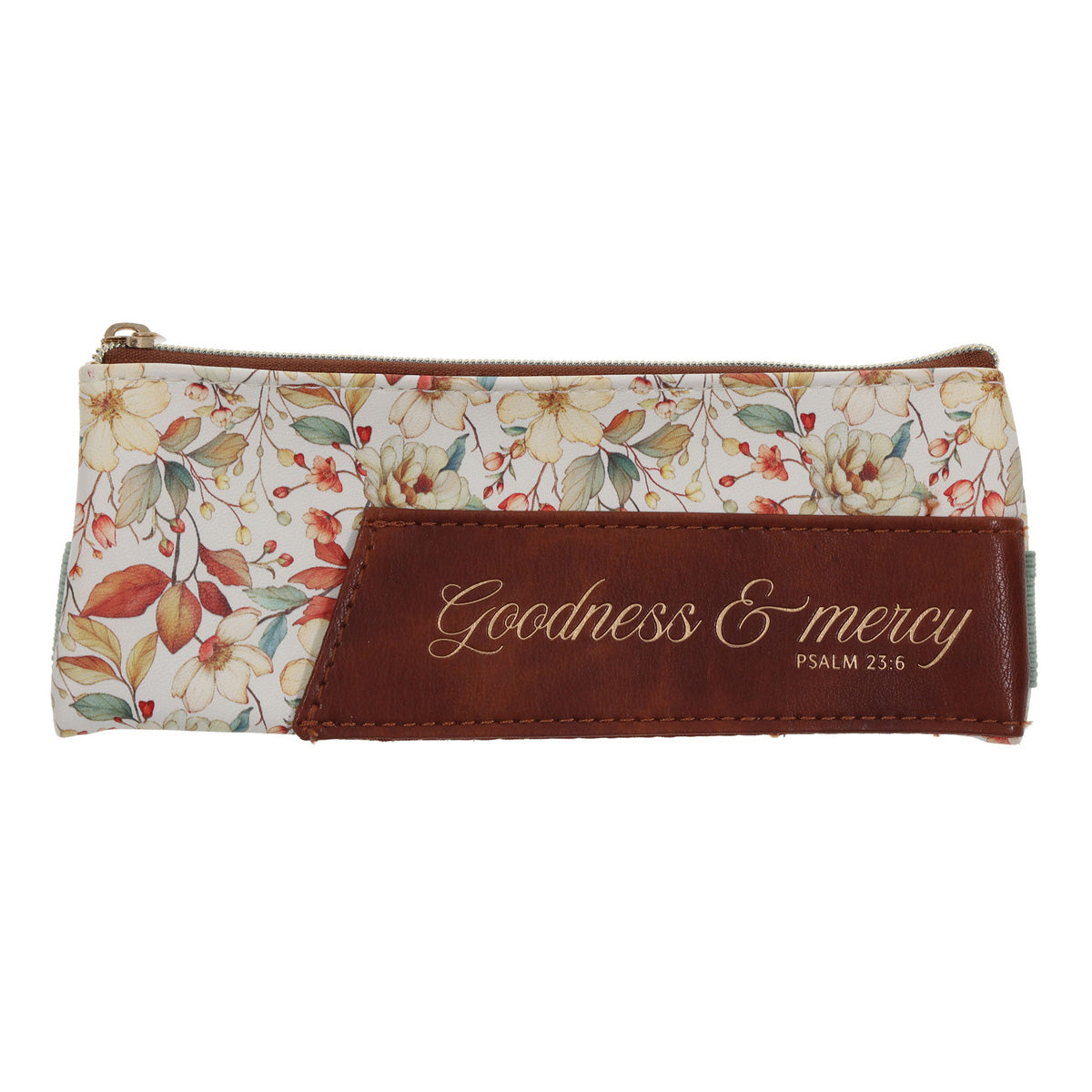 Goodness & Mercy Pen and Pencil Set with Faux Leather Pouch