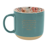 Goodness and Mercy Green Ceramic Mug