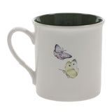 Be Still Ceramic Mug with Green Interior