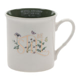 Be Still Ceramic Mug with Green Interior