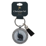 Sy Troue Liefde Vul die Aarde Afrikaans Epoxy Metal Key Ring