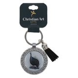 Sy Troue Liefde Vul die Aarde Afrikaans Epoxy Metal Keychain
