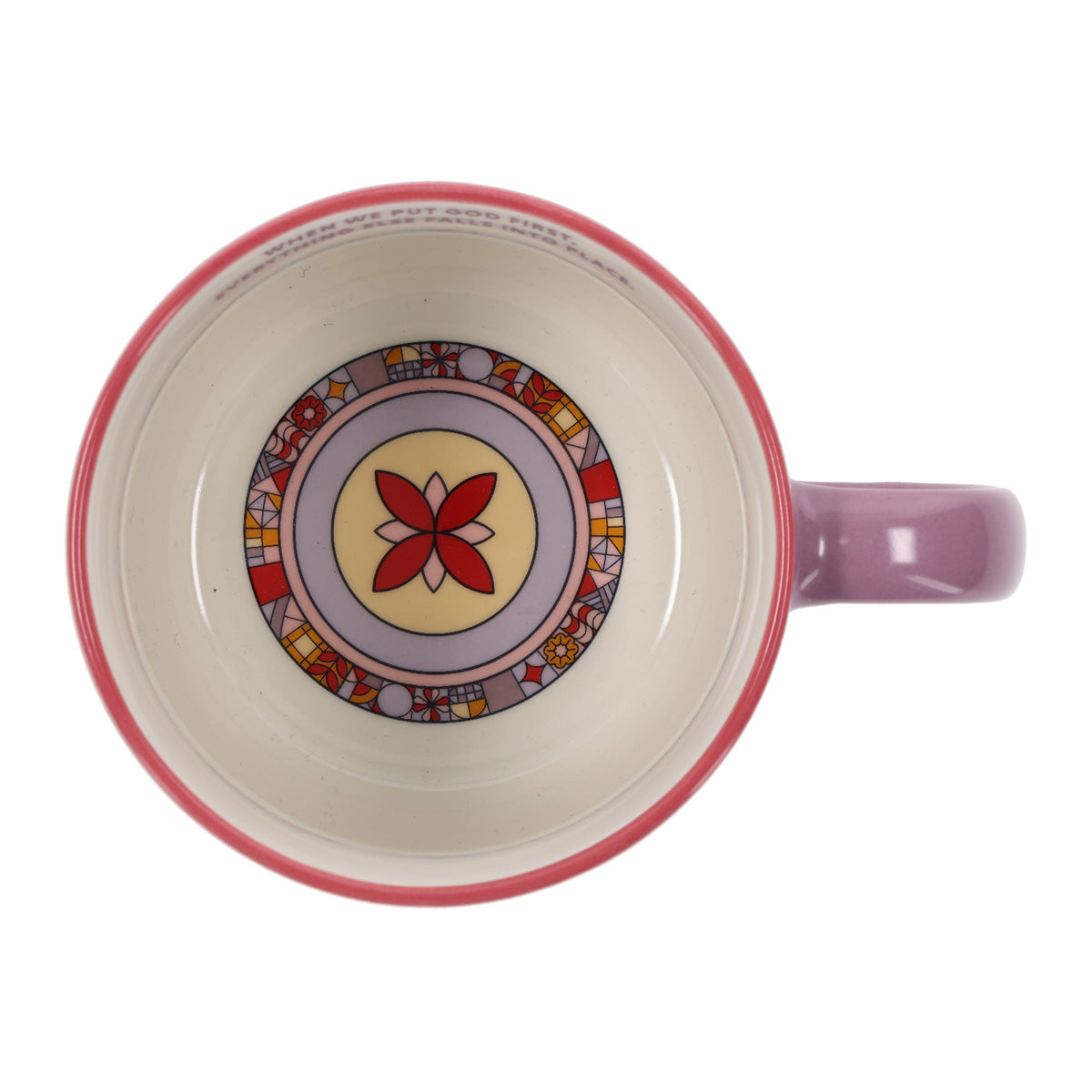 When We Put God First, Everything Else Falls Into Place Ceramic Mug