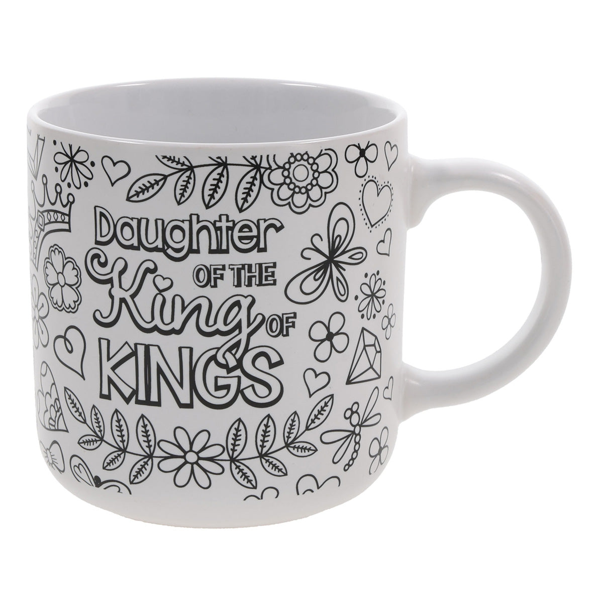 Daughter of the King of Kings Ceramic Coloring Mug