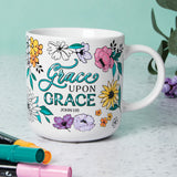 Grace upon Grace Ceramic Coloring Mug