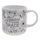 Grace upon Grace Ceramic Coloring Mug