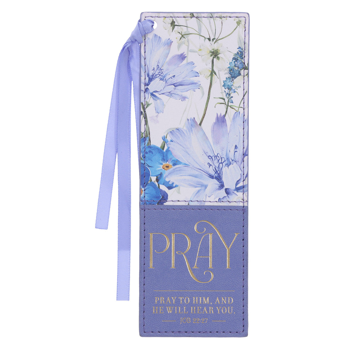 Pray to Him and He Will Hear You Faux Leather Bookmark