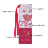 Love Is Patient, Love Is Kind Faux Leather Bookmark