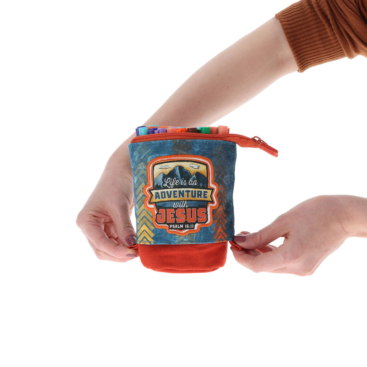 Life Is an Adventure with Jesus Pop Up Pencil Case