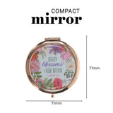 Beauty Blossoms from Within Compact Mirror