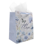 Be Joyful in Hope Large Portrait Gift Bag with Card