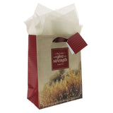 The Lord Will Give You Strength Medium Gift Bag with Gift Tag