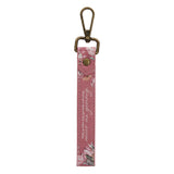 Mag Jy Elke Dag Genade Ontvang Afrikaans Faux Leather Wristlet Key Ring
