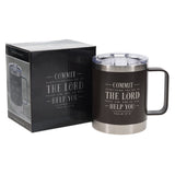 Commit Everything You Do to the Lord Stainless Steel Camp Style Travel Mug