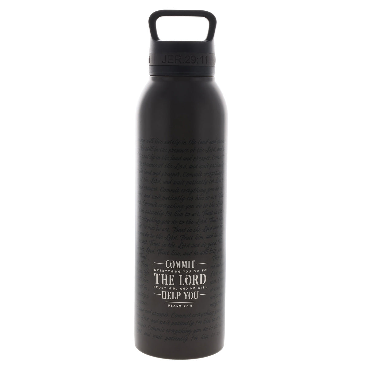 Commit Everything You Do to the Lord Stainless Steel Water Bottle