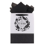 Make Yourself at Home in My Love Large Portrait Gift Bag with Card