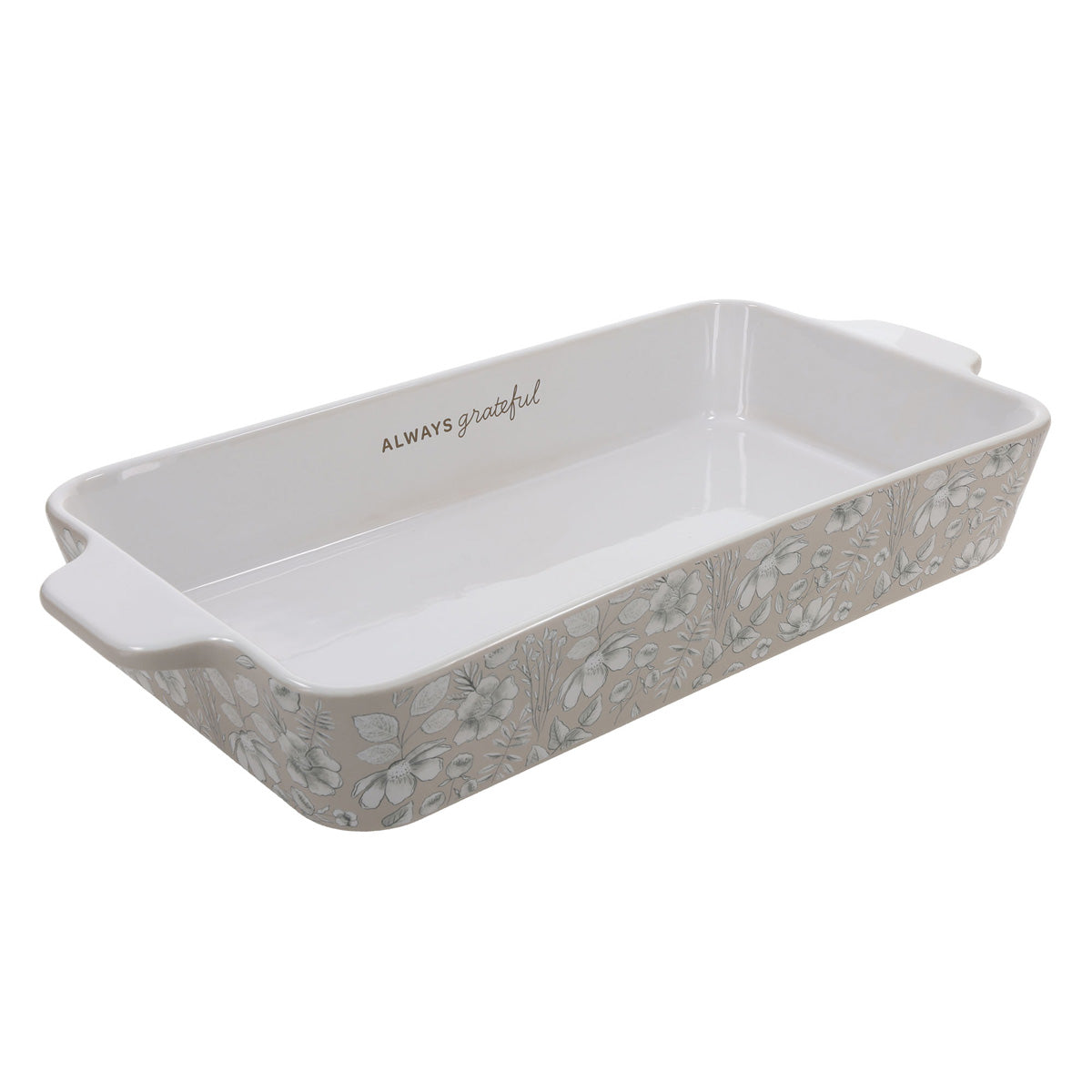 Always Grateful Ceramic Oven Dish