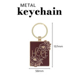 Hope Metal Keychain