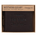 Commit Everything You Do to the Lord Genuine Leather Wallet