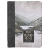 Trust in the Lord Faux Leather Executive Portfolio Folder with Zip