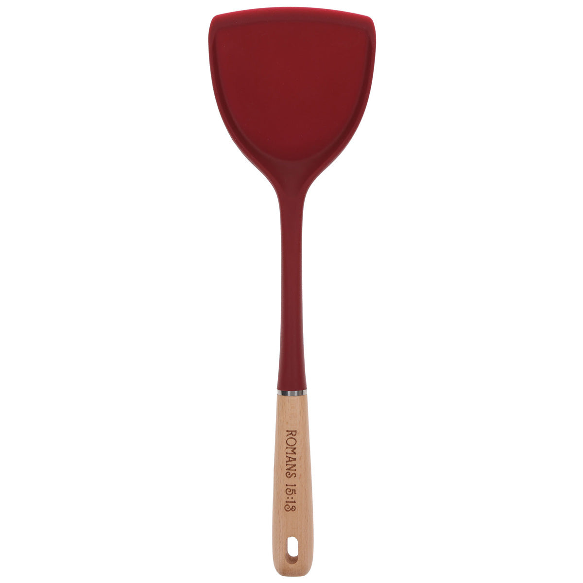 May the God of Hope Fill You with Joy Wood and Silicone Five-Piece Utensil Set