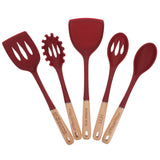 May the God of Hope Fill You with Joy Wood and Silicone Five-Piece Utensil Set