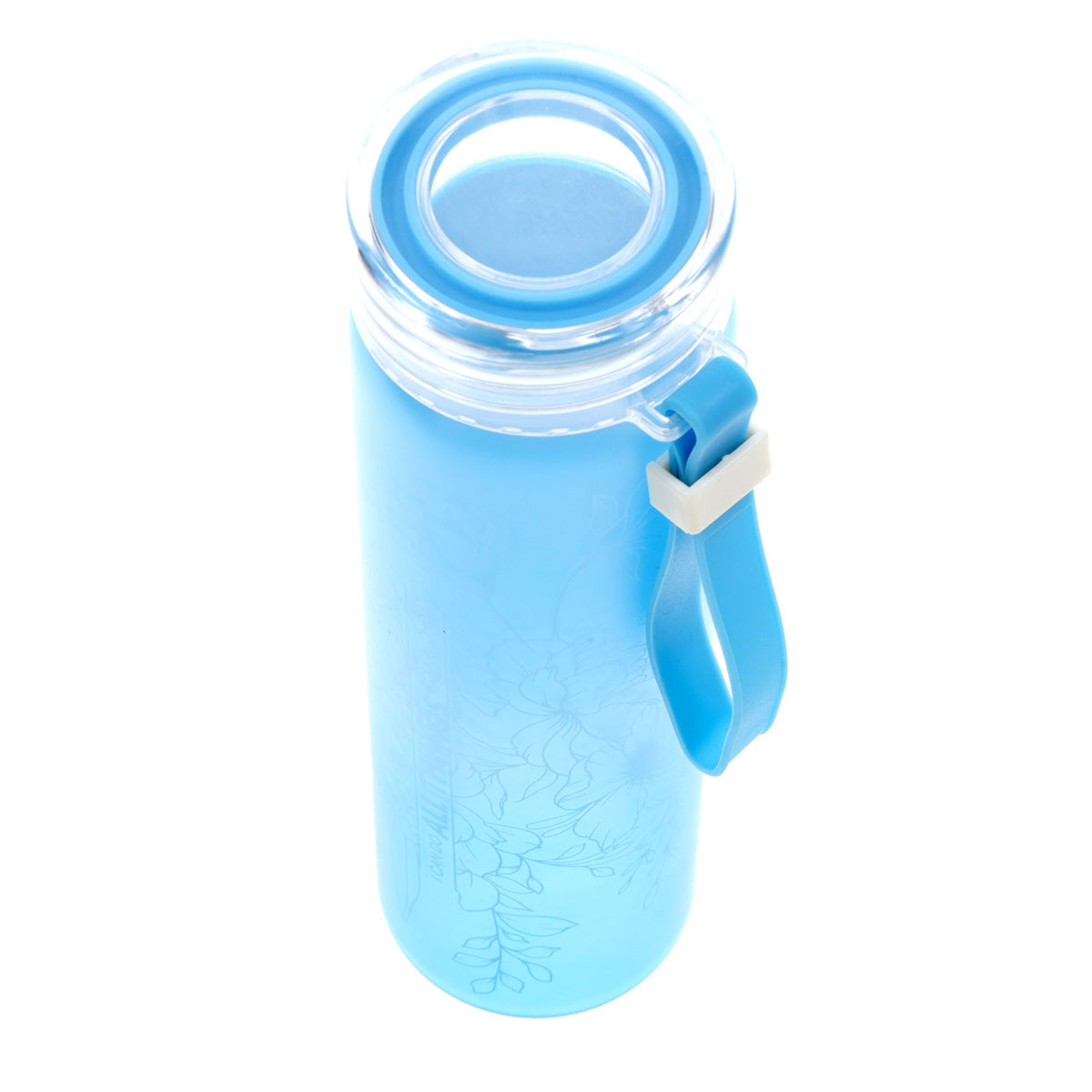 I Can Do All Things Through Christ Frosted Glass Water Bottle