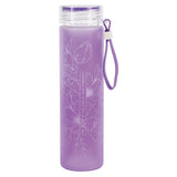The Joy of the Lord Is Your Strength Frosted Glass Water Bottle