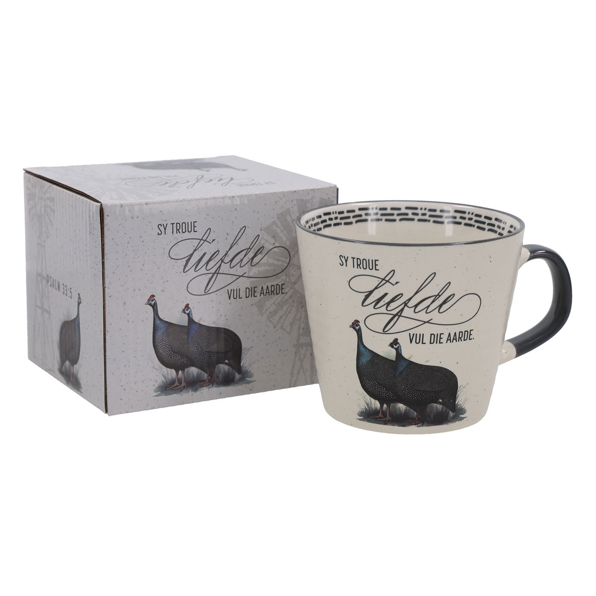 Sy Troue Liefde Vul die Aarde Afrikaans Ceramic Mug