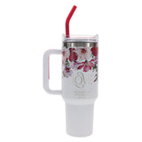Travel Mug - Love Is Patient (Stainless Steel, Large, Handle & Straw)