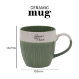 Grace and Peace Green Ceramic Mug