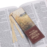 The Lord Will Guide You Always Faux Leather Bookmark