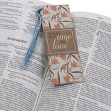 There Is a Time to Love Faux Leather Bookmark