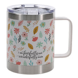 I Am Fearfully and Wonderfully Made Stainless Steel Camp Style Travel Mug