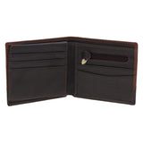 Stand Firm in the Faith Dark Brown Genuine Leather Wallet