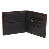 Stand Firm in the Faith Dark Brown Genuine Leather Wallet