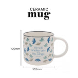 He Will Shelter You with His Wings Ceramic Mug