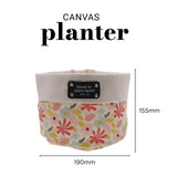Saved by God's Grace Canvas Planter Cover