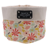 Saved by God's Grace Canvas Planter Cover