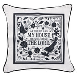 As for Me and My House, We Will Serve the Lord Two-Piece Pillow Case Set