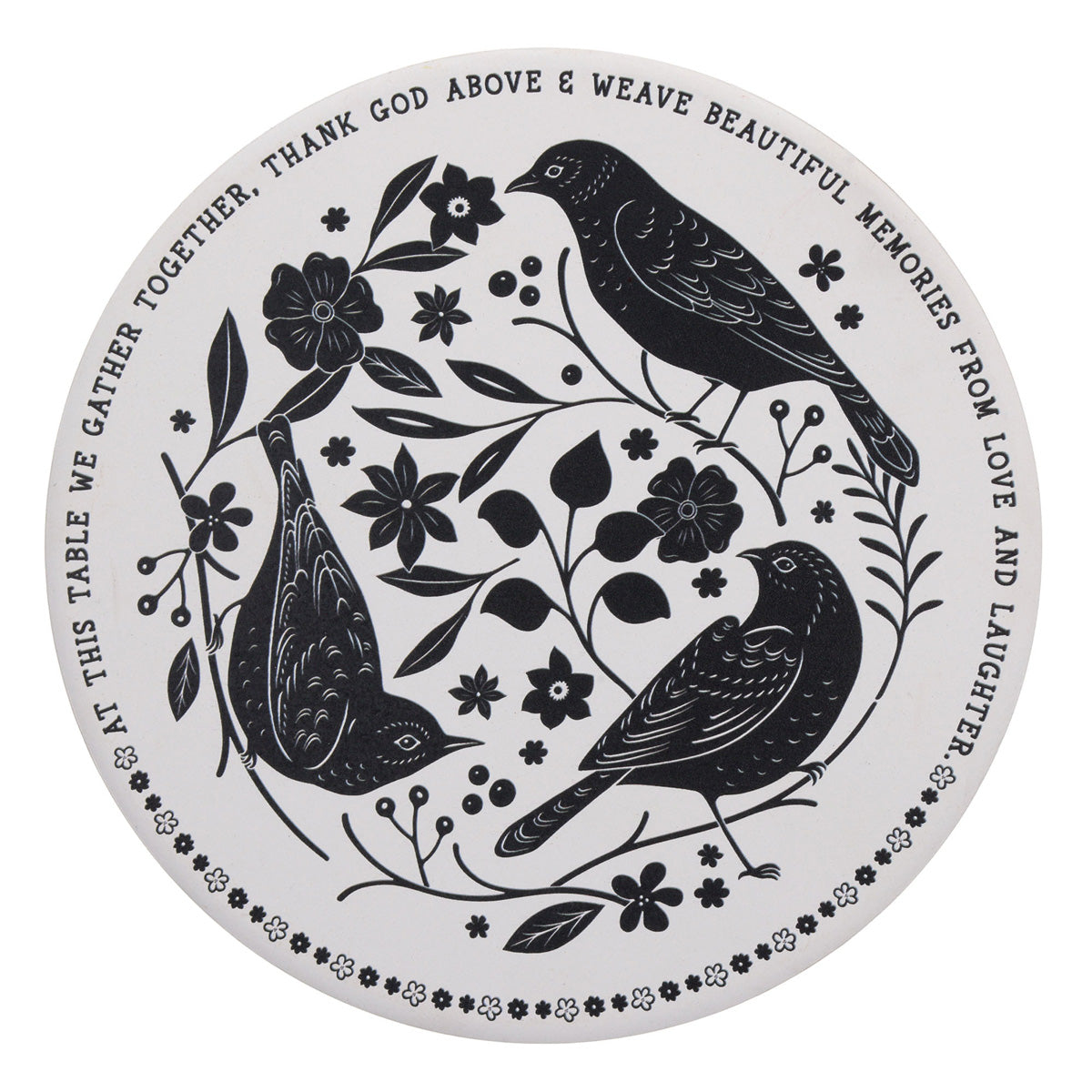 At This Table We Gather Together Ceramic Trivet