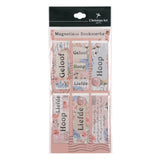 Geloof, Hoop en Liefde Afrikaans Six-Piece Magnetic Bookmark Set