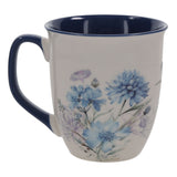 Hope Ceramic Mug with Blue Interior
