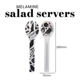 As for Me and My House, We Will Serve the Lord Melamine Salad Spoon and Fork Set