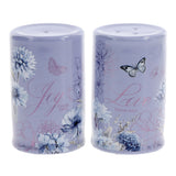 Joy and Love Ceramic Salt and Pepper Set