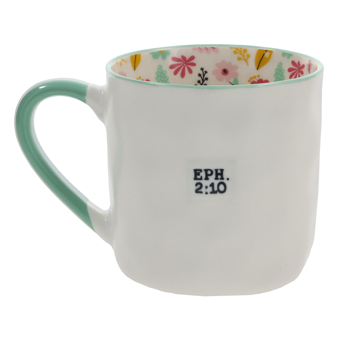 Created for Good Works Ceramic Mug with Floral Interior